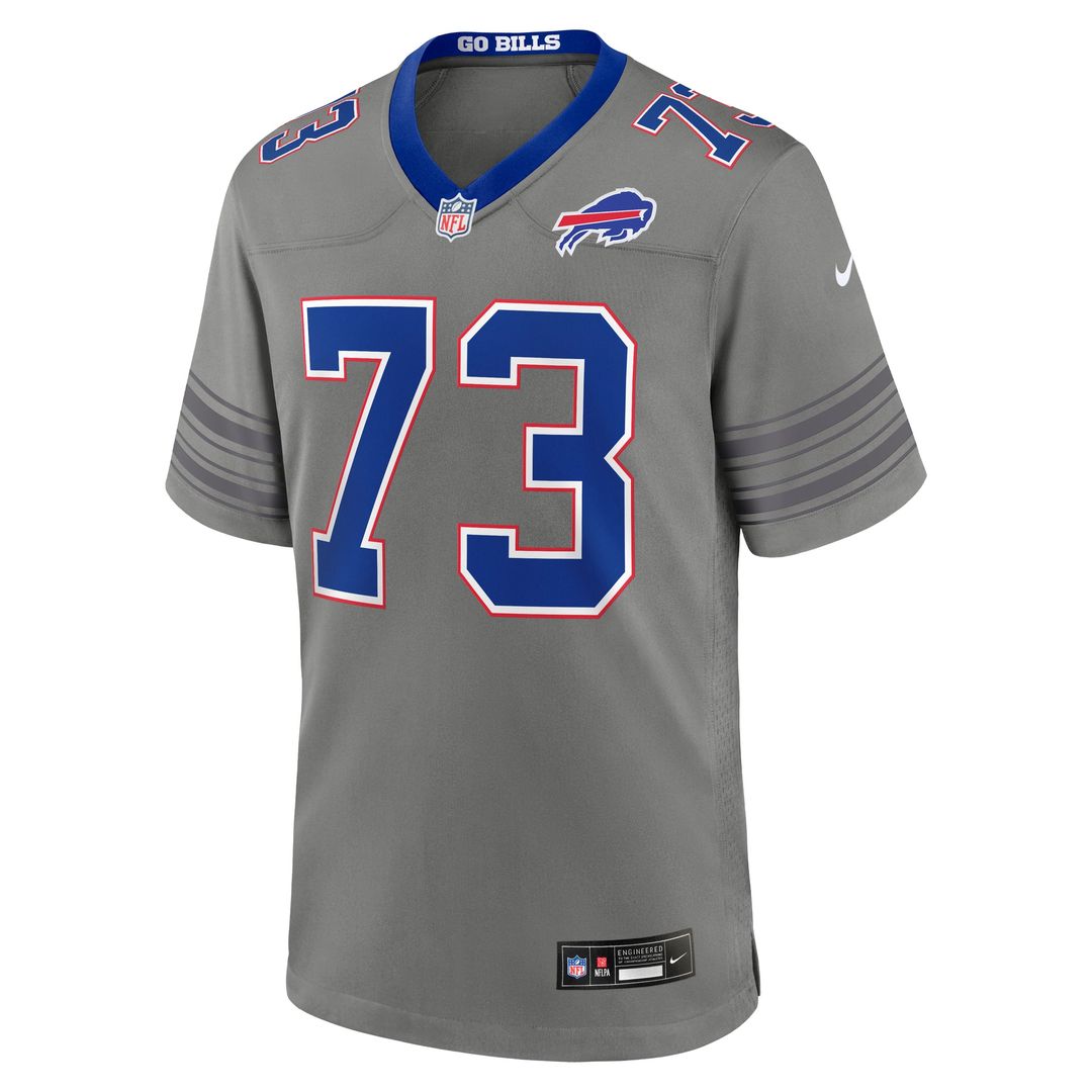 Buffalo Bills Dion Dawkins Nike Gray Nickel City Game Jersey product image 2