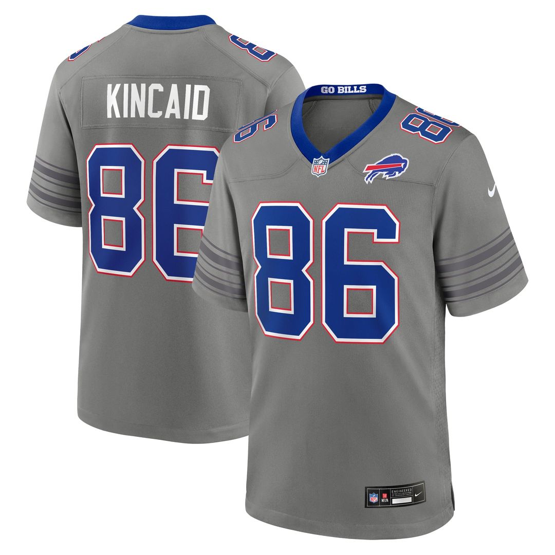 Buffalo Bills Dalton Kincaid Nike Gray Nickel City Game product image 1