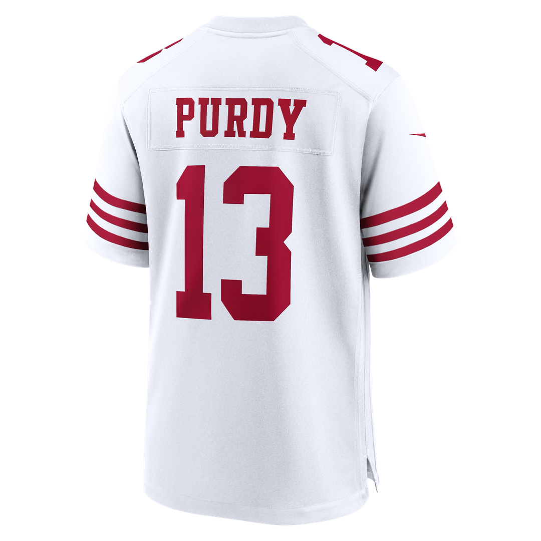 San Francisco 49ers Brock Purdy Nike White 80th Anniversary product image 3