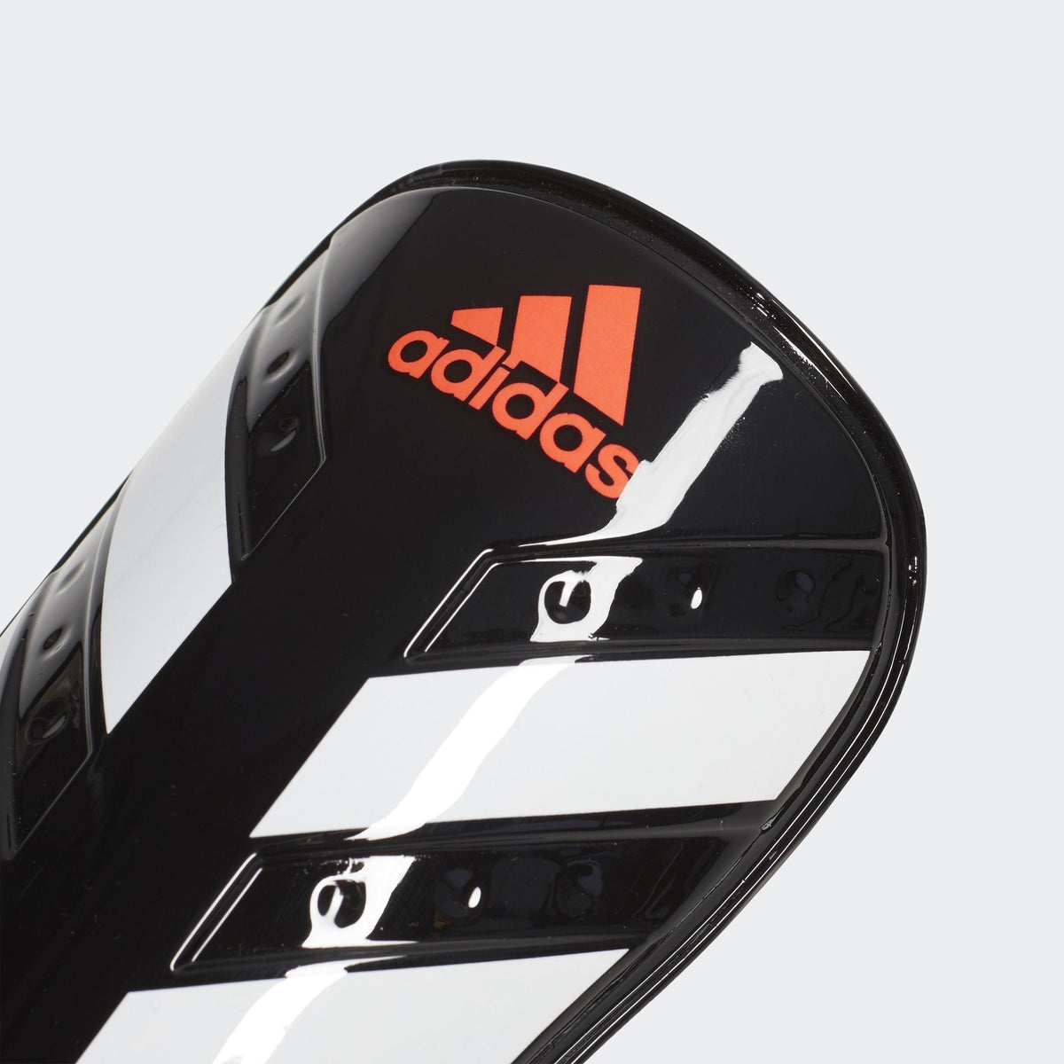 adidas Everlesto Shin Guard - Black/White/Solar Red product image 3, provided for visual reference and product detail review