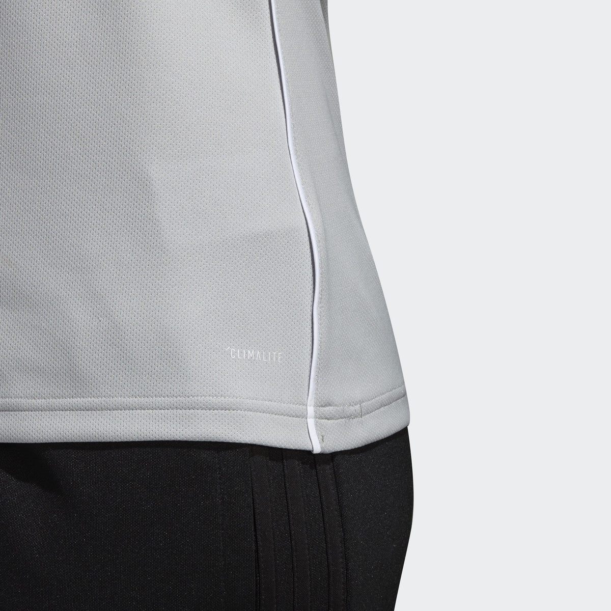adidas Women Core 18 Training Jersey - Stone/White product image 6, provided for visual reference and product detail review
