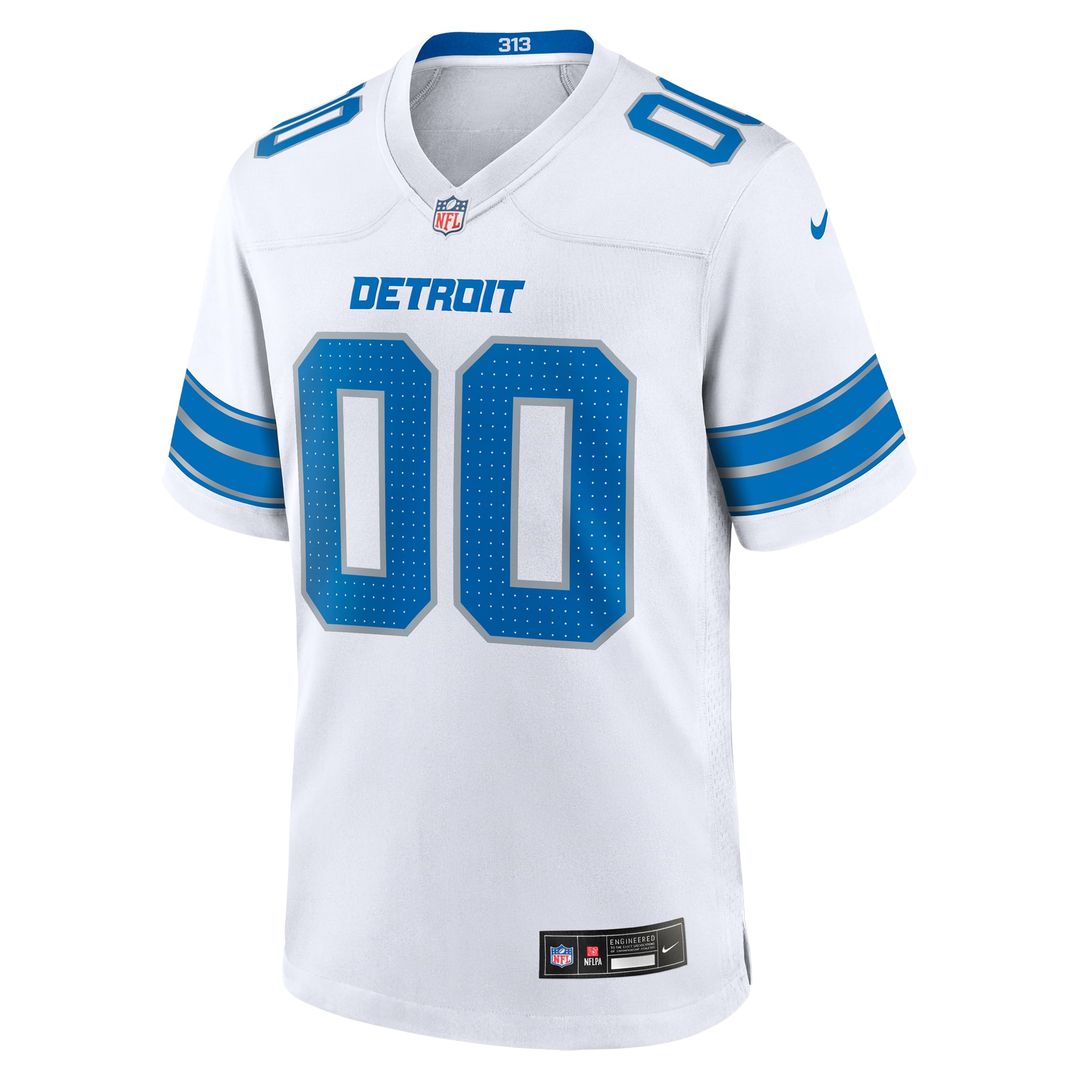 Detroit Lions Nike White Custom Jersey product image 2