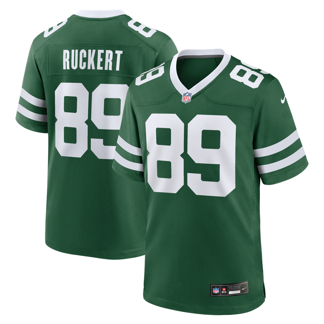 New York Jets Jeremy Ruckert Nike Legacy Green Game Jersey product image 1