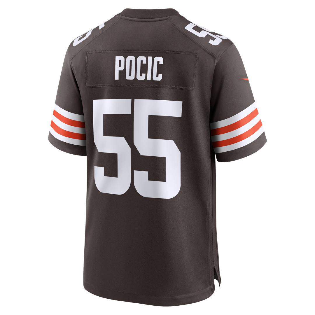 Cleveland Browns Ethan Pocic Nike Brown Game Jersey product image 3