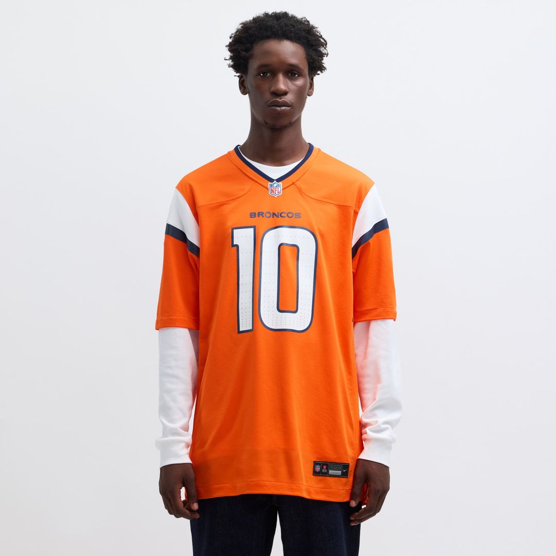 Denver Broncos Bo Nix Nike Navy Alternate Game Jersey product image 16