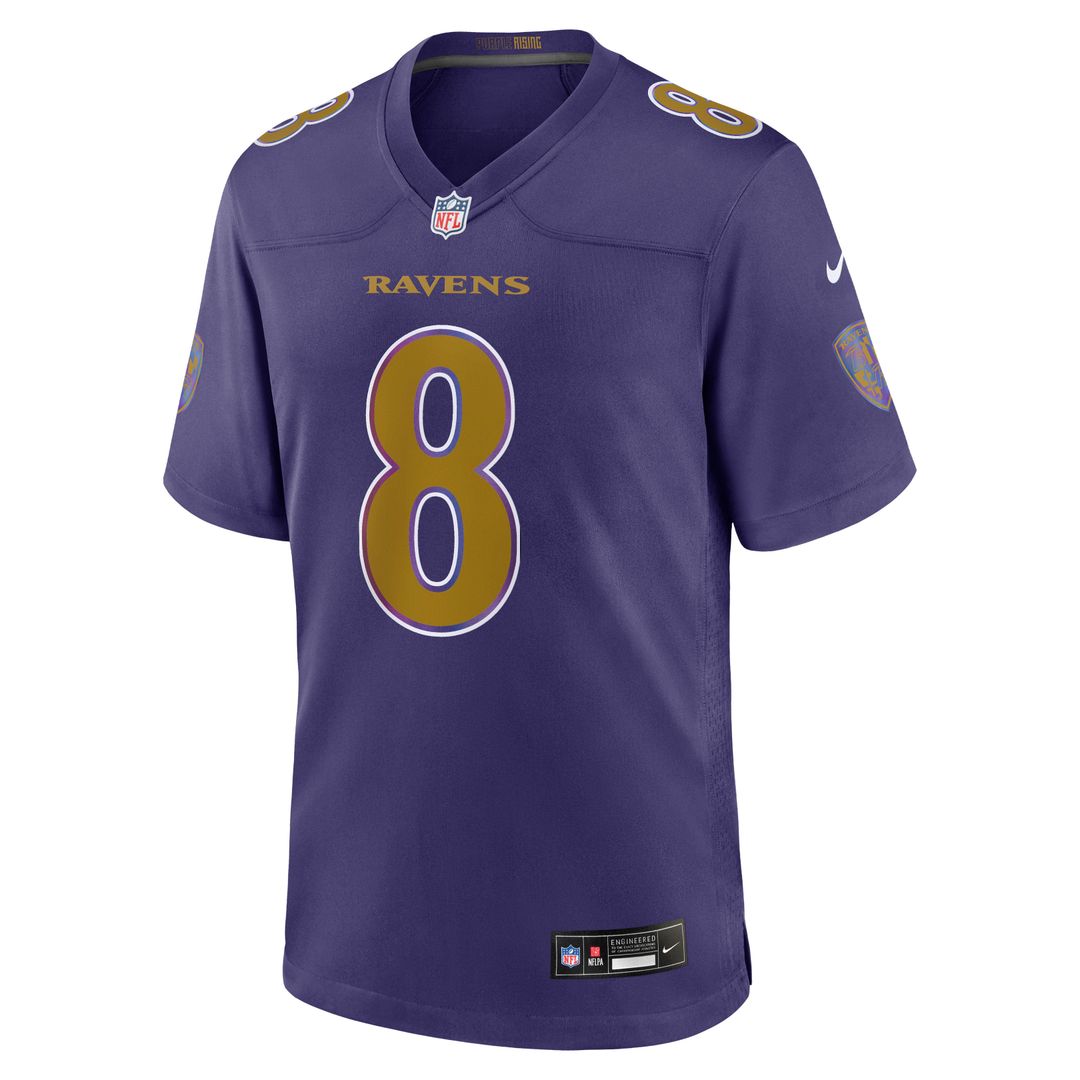 Baltimore Ravens Lamar Jackson Nike Black Alternate Game product image 8