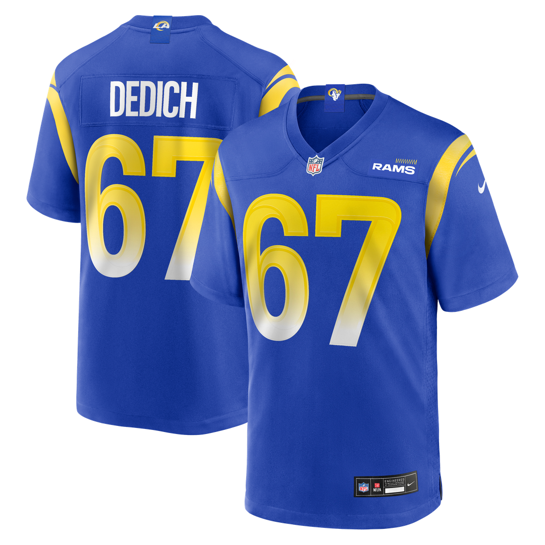 Los Angeles Rams Justin Dedich Nike Royal Game Jersey product image 1