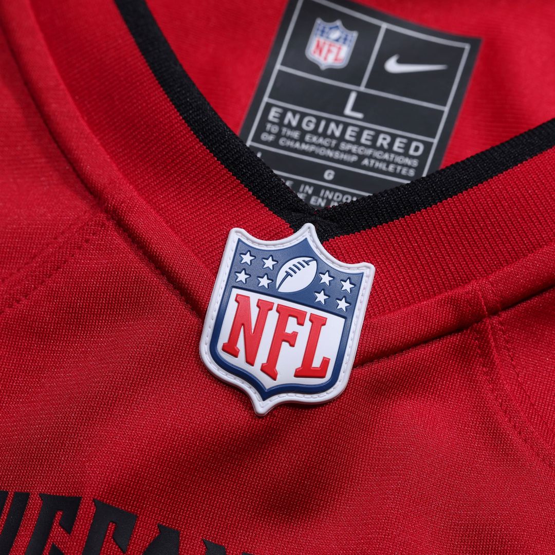 Tampa Bay Buccaneers JJ Roberts Nike Red Game Jersey product image 4