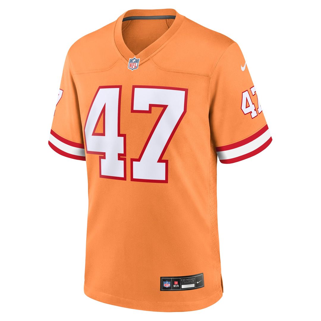 Tampa Bay Buccaneers John Lynch Nike Orange Throwback Game product image 2