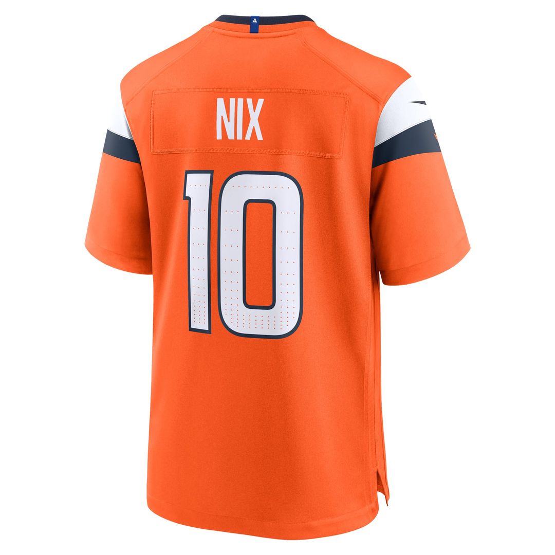 Denver Broncos Bo Nix Nike Navy Alternate Game Jersey product image 15