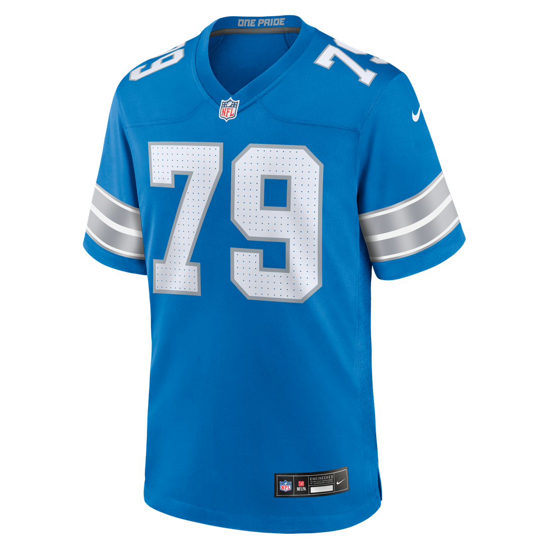 Detroit Lions Larry Borom Nike Blue Game Jersey product image 2