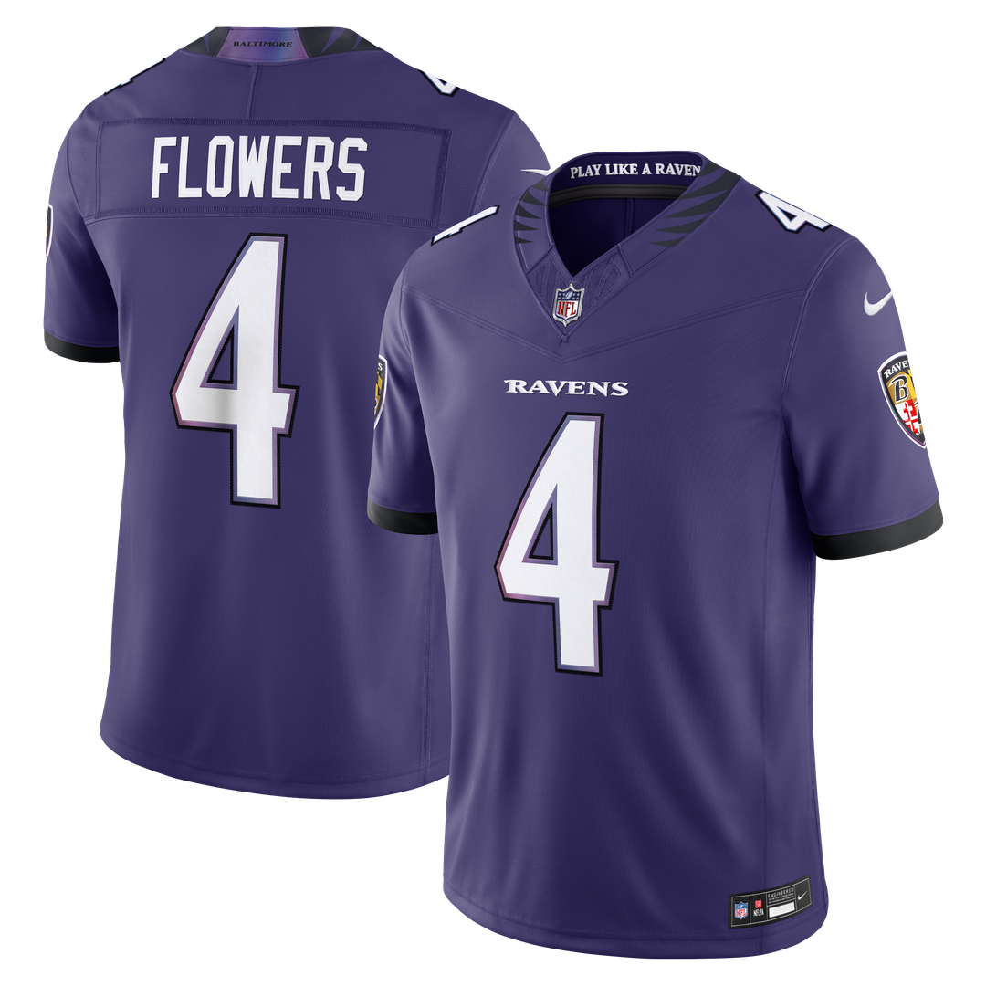 Baltimore Ravens Zay Flowers Nike Black Alternate Vapor product image 7