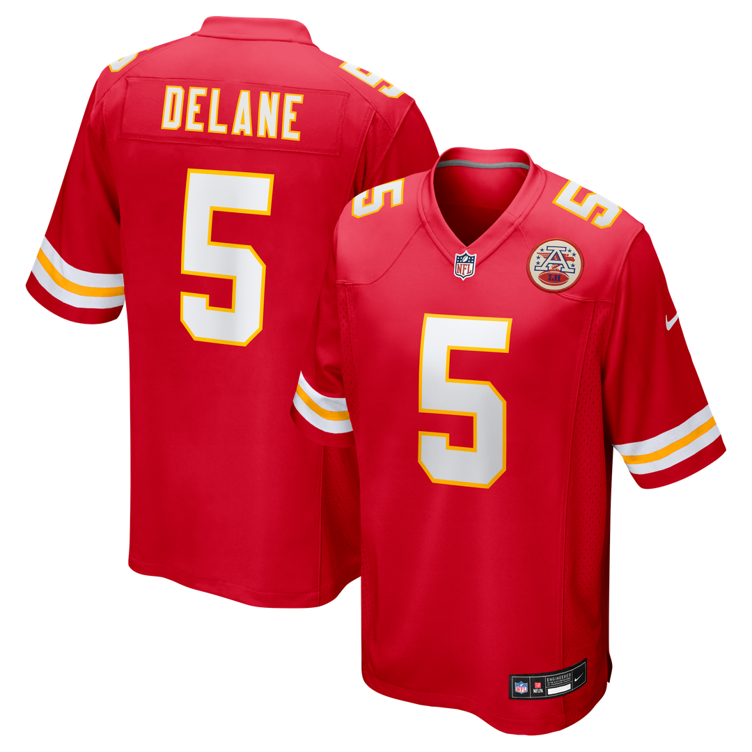 Kansas City Chiefs Mansoor Delane Nike Red Game Jersey product image 1