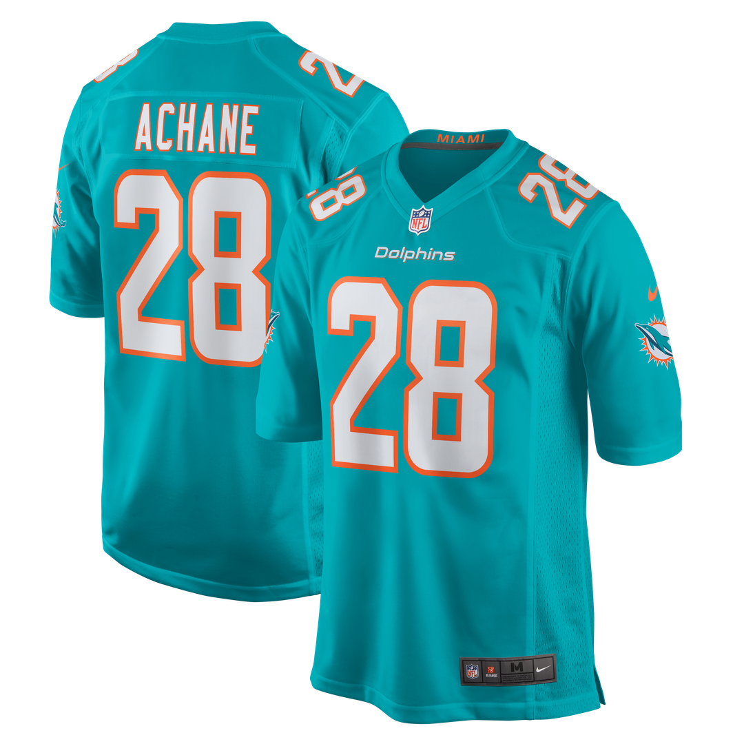 Miami Dolphins De'Von Achane Nike Aqua Game Jersey product image 1