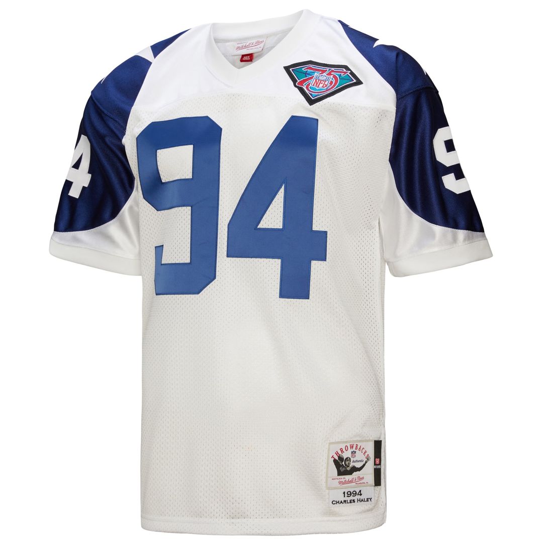 Dallas Cowboys 1994 Charles Haley Mitchell & Ness White product image 2
