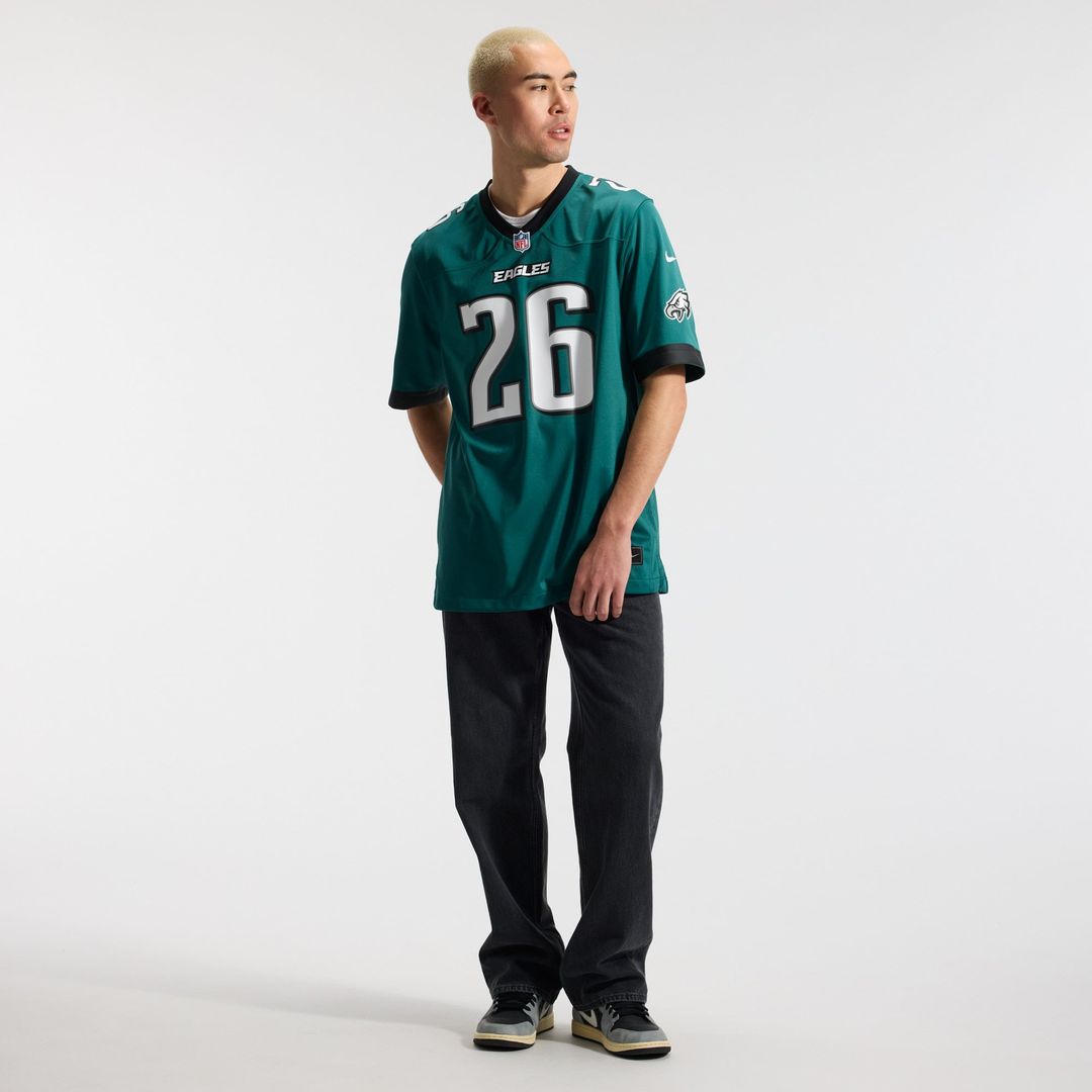 Philadelphia Eagles Saquon Barkley Nike White Game Jersey product image 30