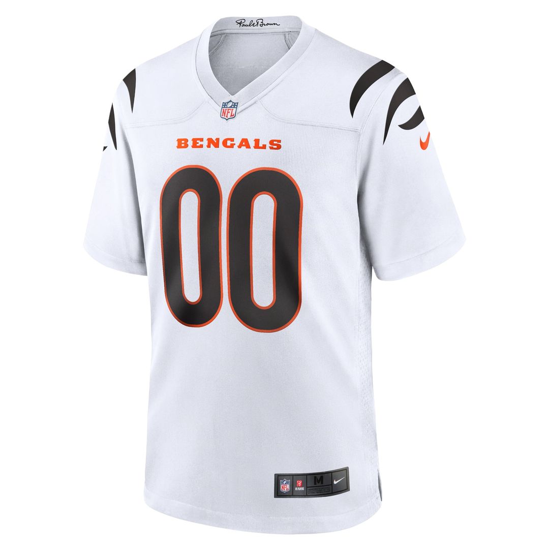 Cincinnati Bengals Nike White Game Custom Jersey product image 5