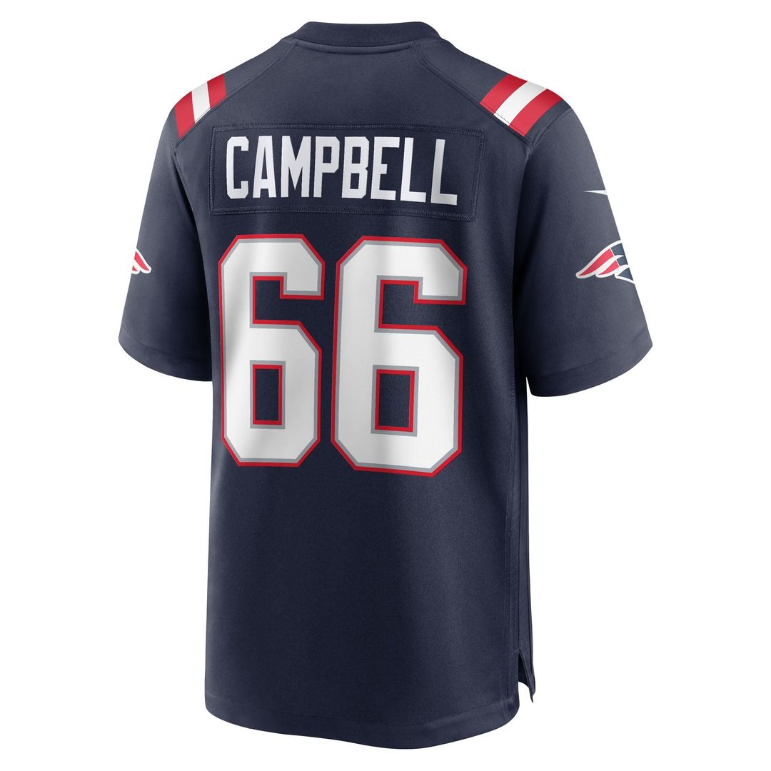 New England Patriots Will Campbell Nike Navy Game Jersey product image 3