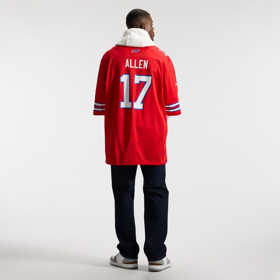 Buffalo Bills Josh Allen Nike Gray Nickel City Game Jersey product image 22