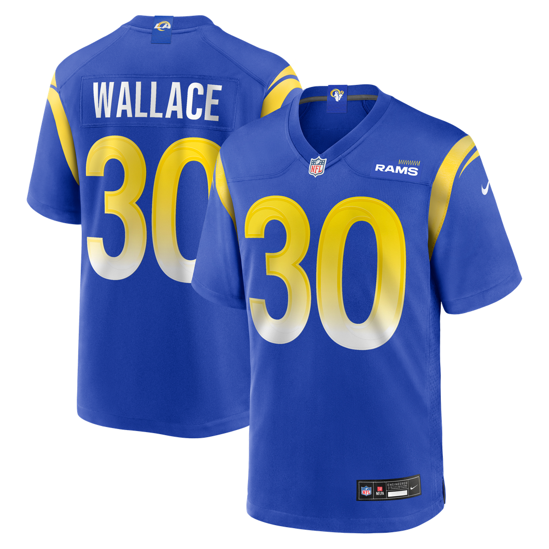 Los Angeles Rams Josh Wallace Nike Royal Game Jersey product image 1