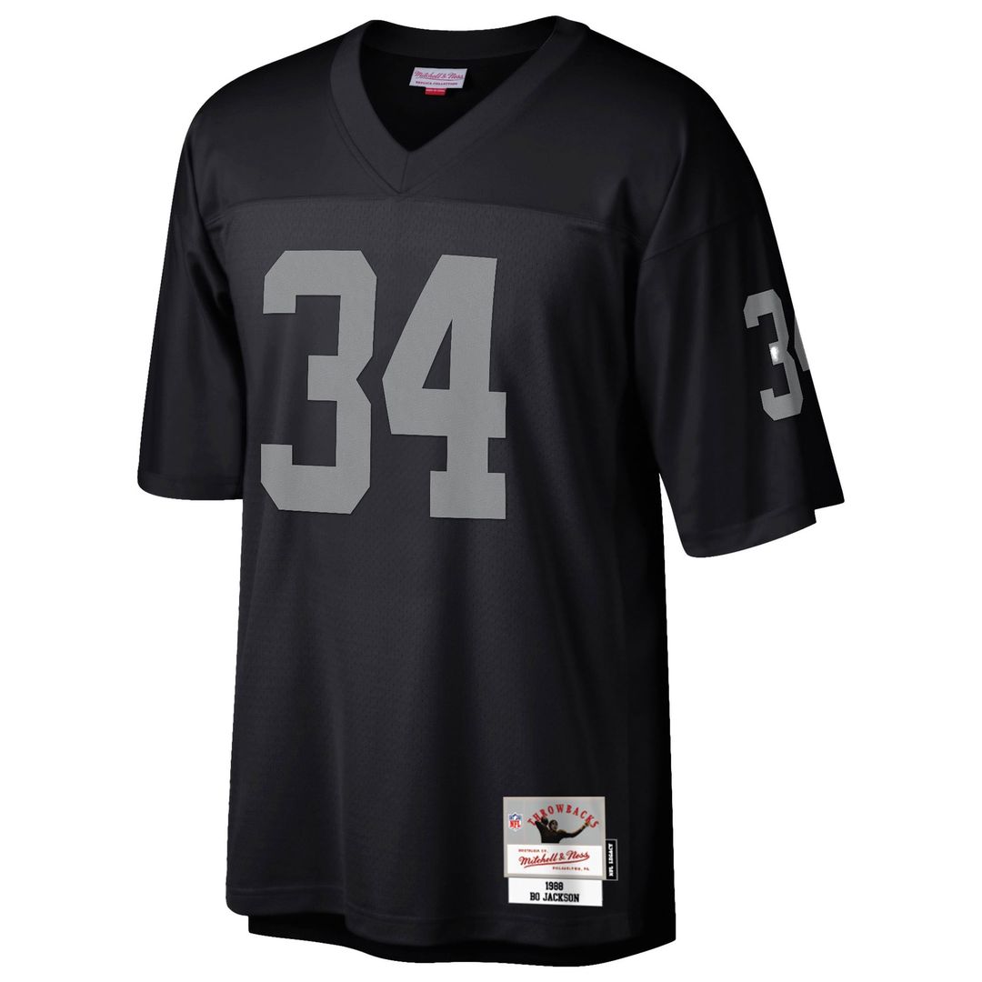 Las Vegas Raiders Bo Jackson Mitchell & Ness Black Legacy product image 2