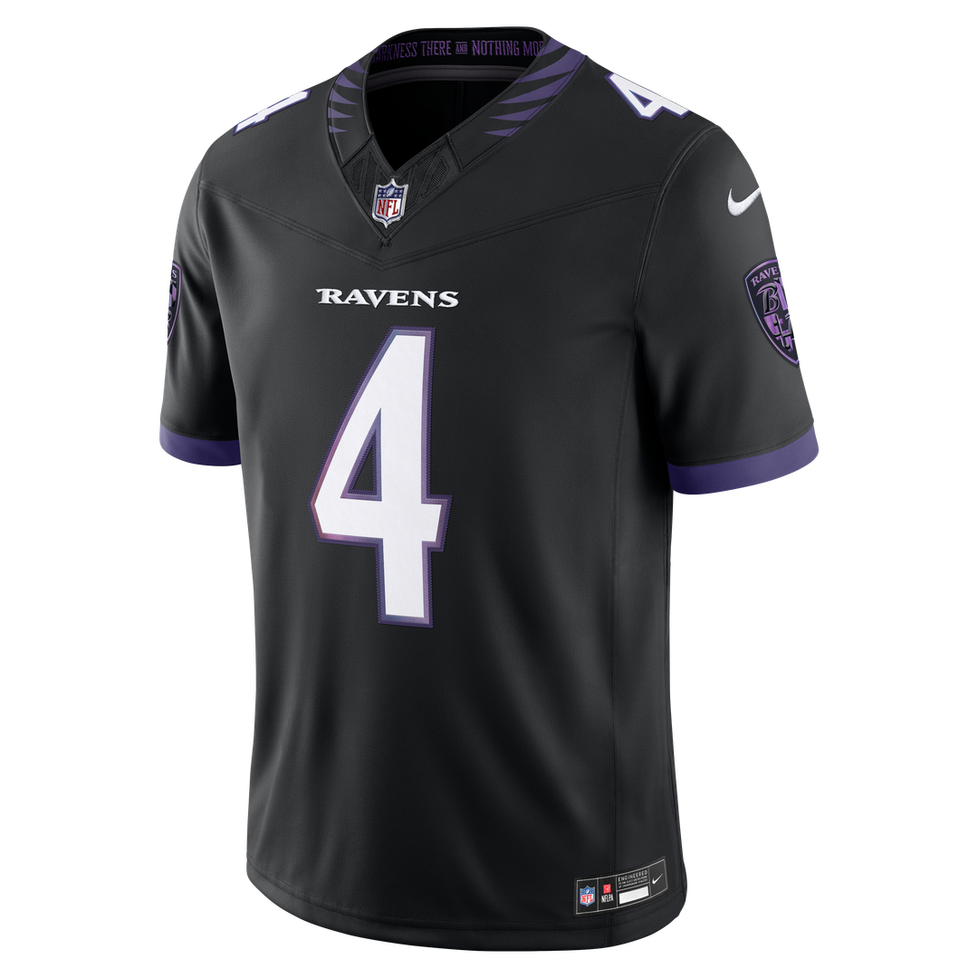 Baltimore Ravens Zay Flowers Nike Black Alternate Vapor product image 5