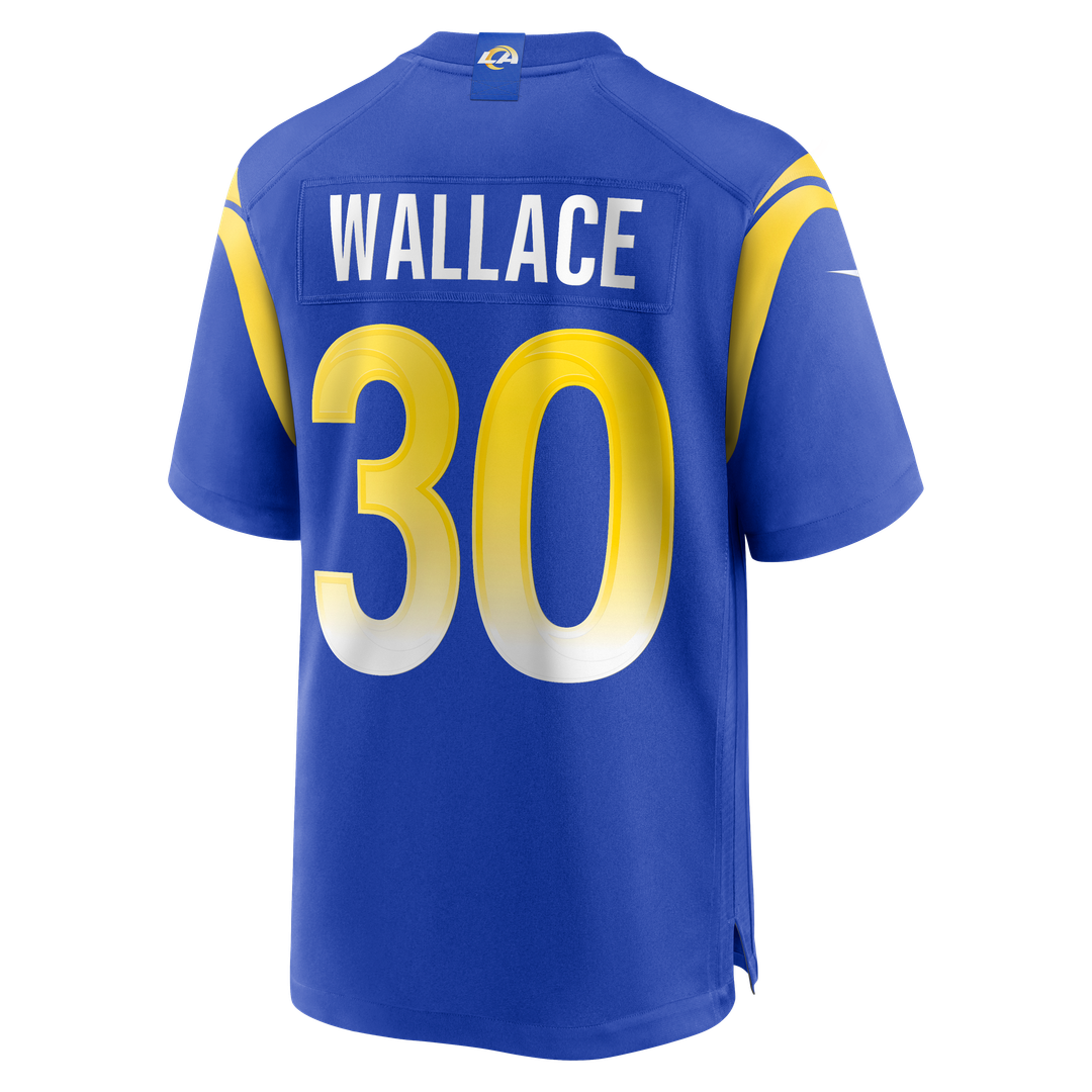 Los Angeles Rams Josh Wallace Nike Royal Game Jersey product image 3