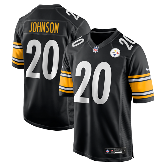 Pittsburgh Steelers Kaleb Johnson Nike Black Game Jersey product image 1