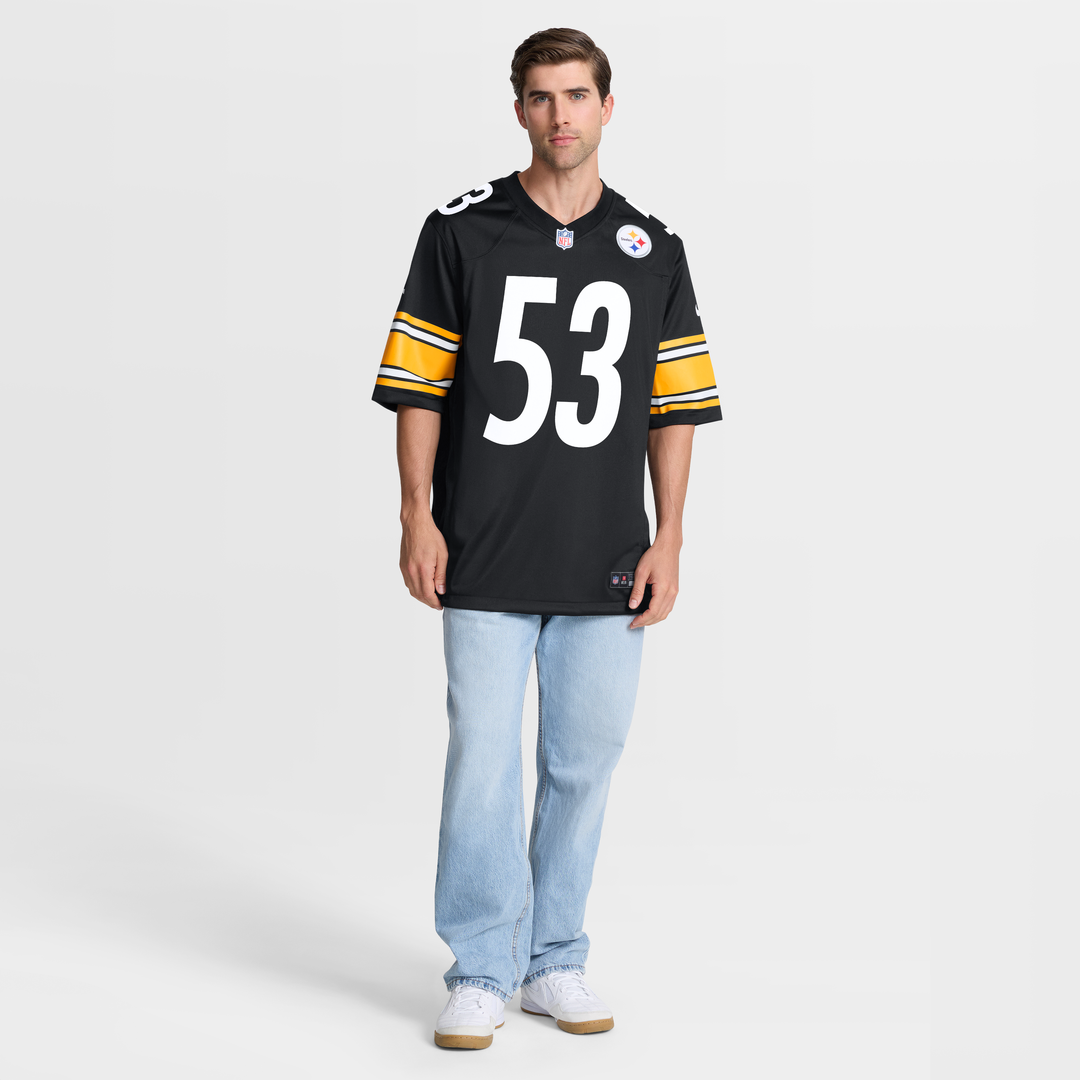 Pittsburgh Steelers JaWhaun Bentley Nike Black Game Jersey product image 6