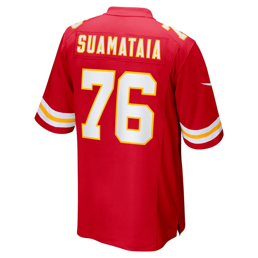 Kansas City Chiefs Kingsley Suamataia Nike Red Game Jersey product image 3