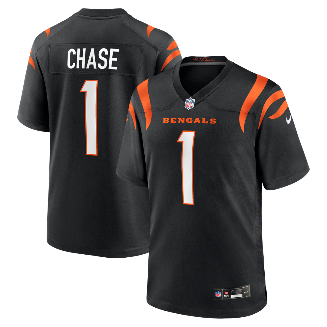 Cincinnati Bengals Ja'Marr Chase Nike Orange Alternate Game product image 13