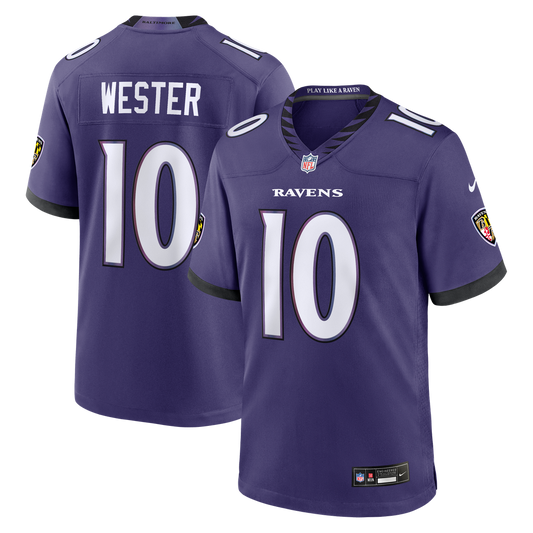 Baltimore Ravens LaJohntay Wester Nike Purple Game Jersey product image 1