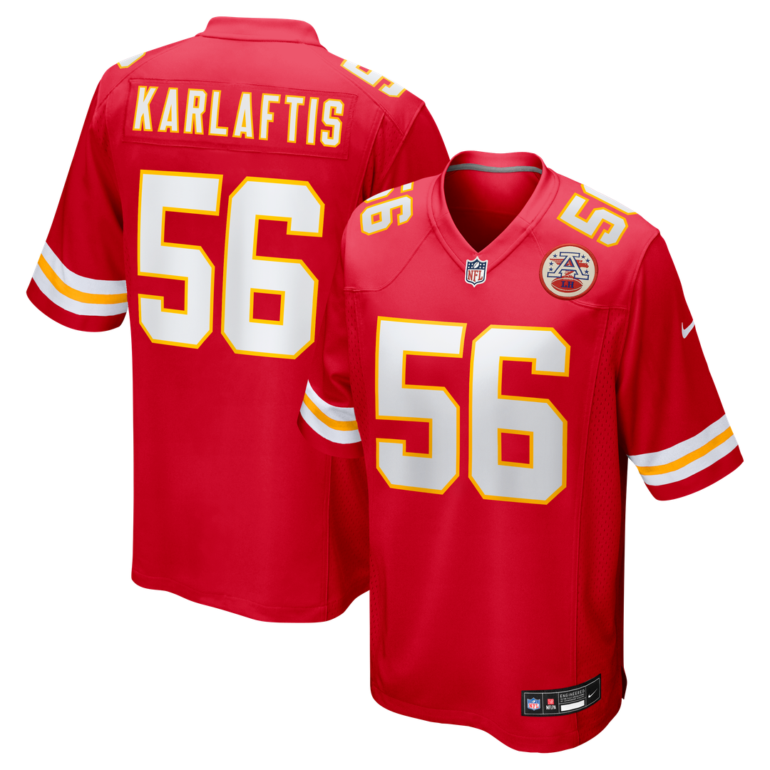 Kansas City Chiefs George Karlaftis Nike Red Game Jersey product image 1