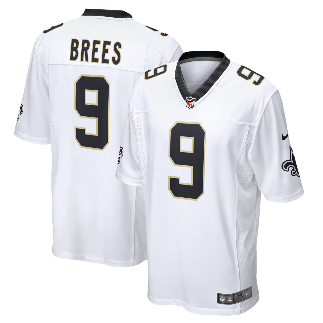 New Orleans Saints Drew Brees Nike Black Game Jersey product image 11