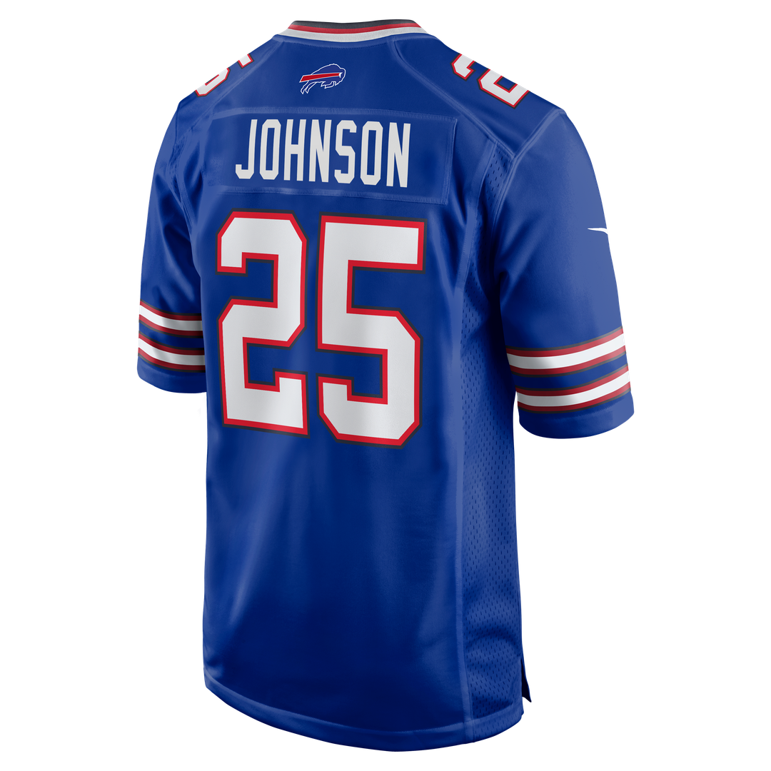 Buffalo Bills Ty Johnson Nike Royal Game Jersey product image 3
