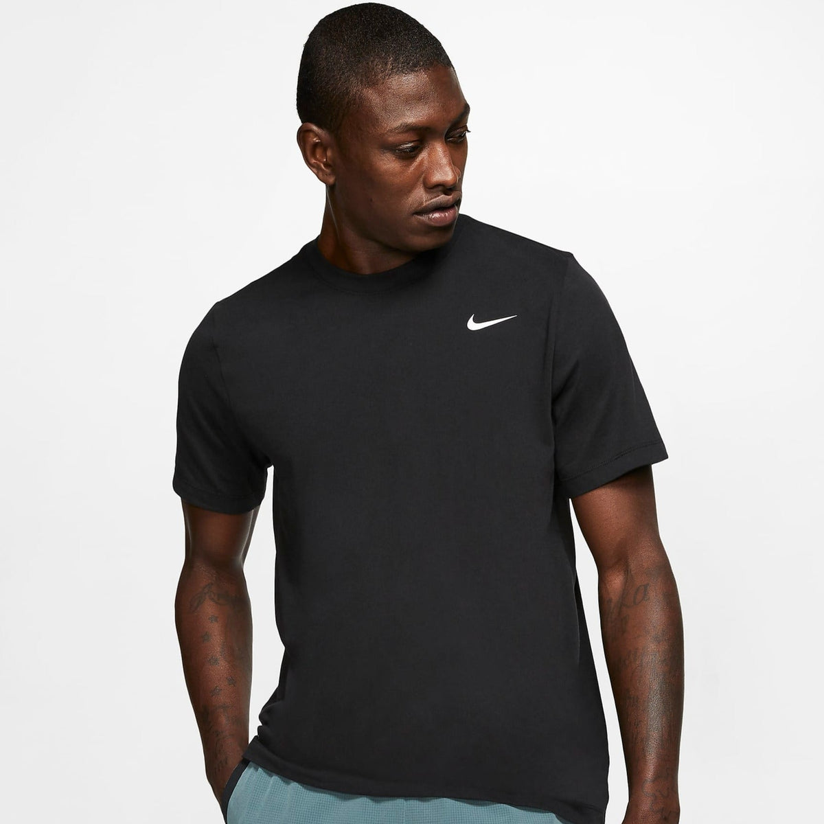 Nike Mens Dri-Fit T-Shirt Black product image 1, provided for visual reference and product detail review