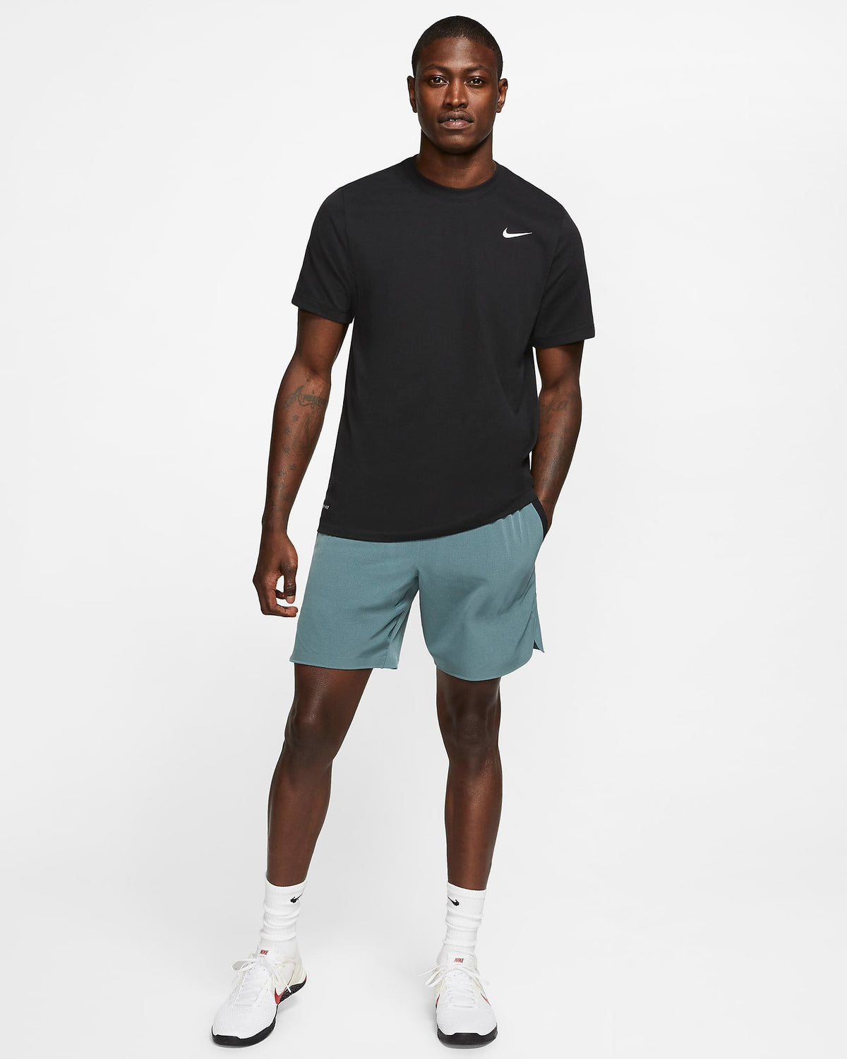 Nike Mens Dri-Fit T-Shirt Black product image 5, provided for visual reference and product detail review