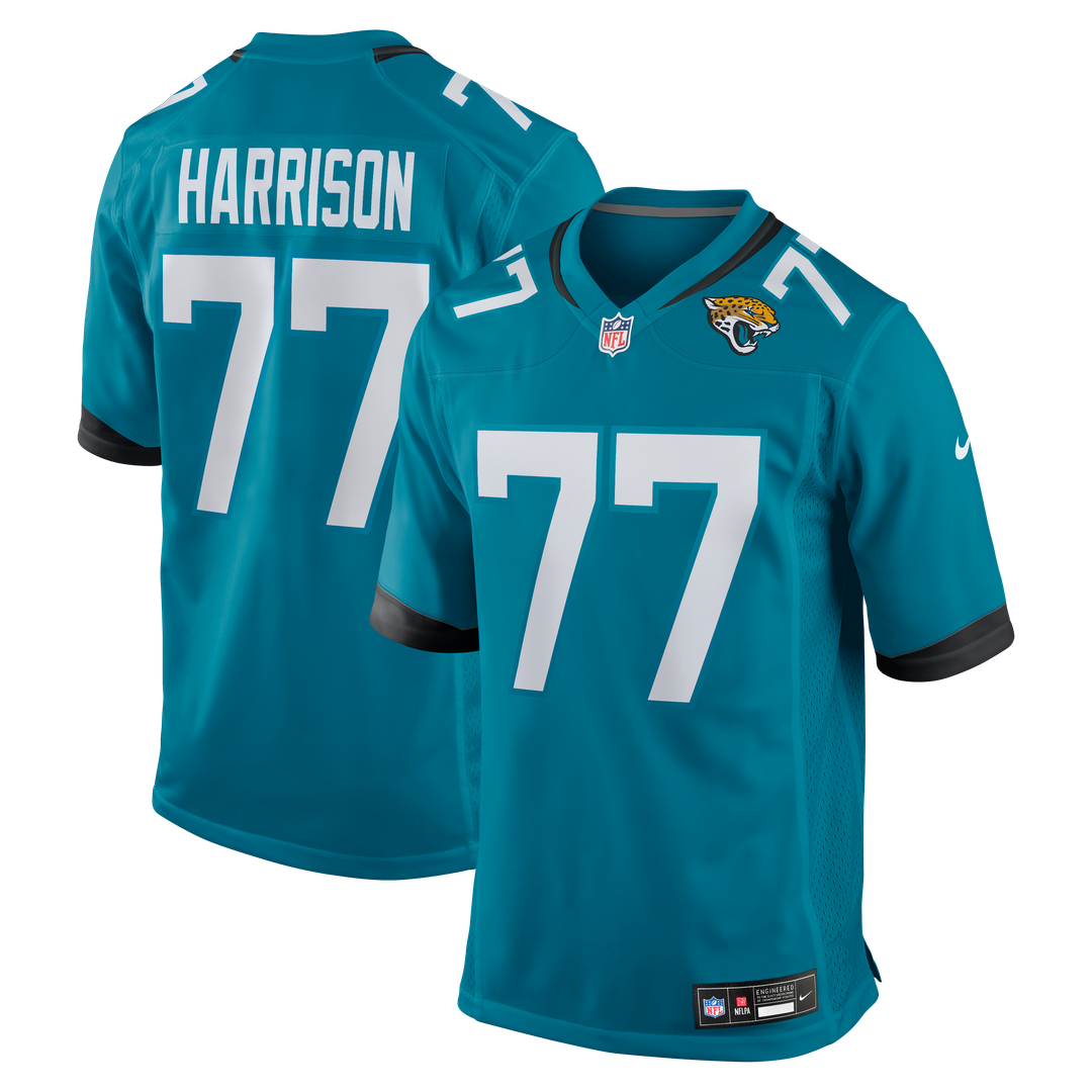 Jacksonville Jaguars Anton Harrison Nike Teal Game Jersey product image 1