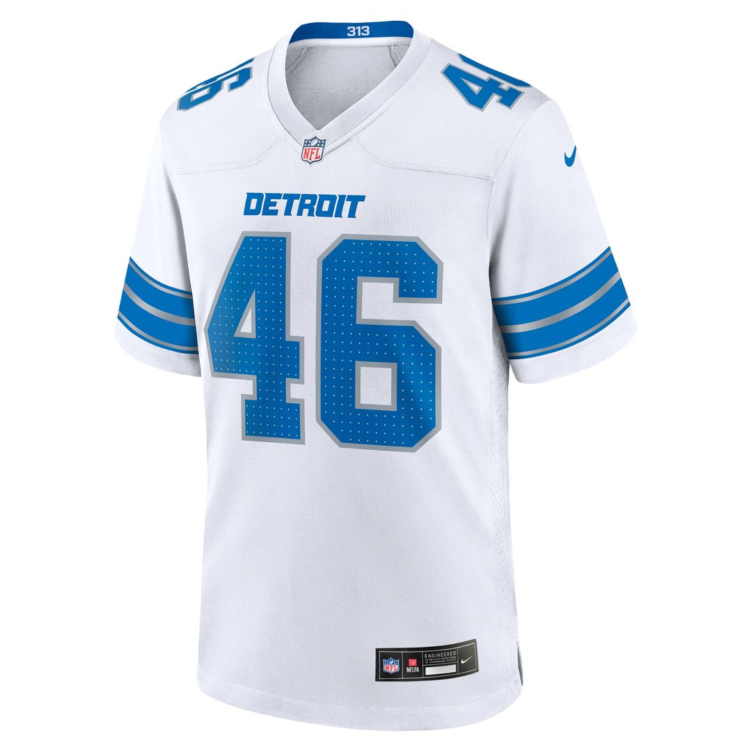 Detroit Lions Jack Campbell Nike White Game Jersey product image 2