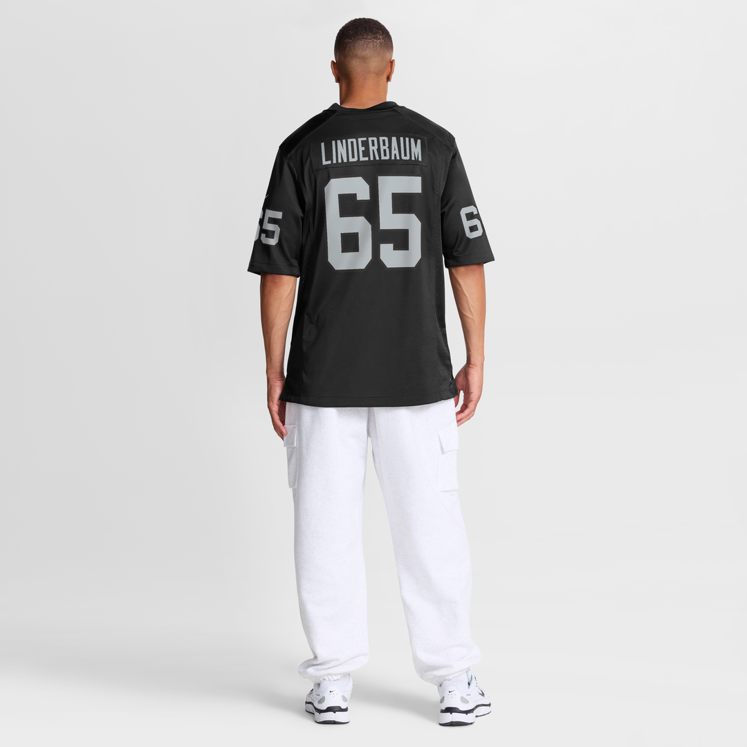 Las Vegas Raiders Tyler Linderbaum Nike Black Game Jersey product image 3