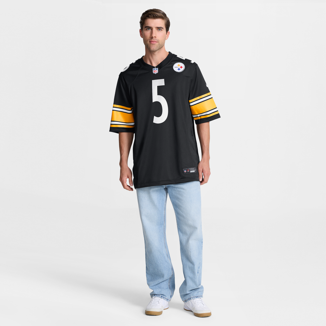 Pittsburgh Steelers Cameron Johnston Nike Black Game Jersey product image 7