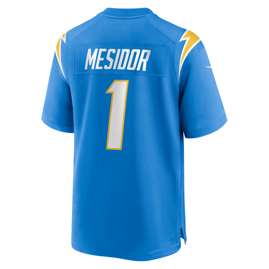 Los Angeles Chargers Akheem Mesidor Nike Powder Blue Game product image 3