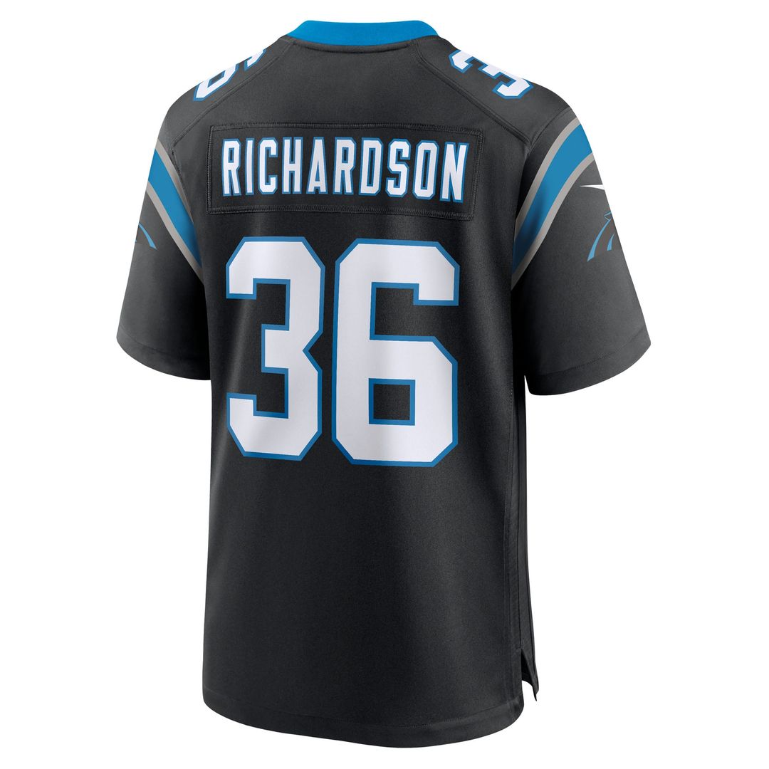 Carolina Panthers Demani Richardson Nike Black Game Jersey product image 3