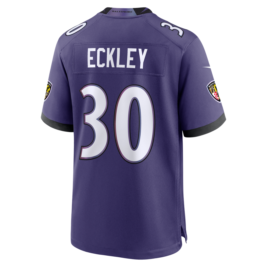 Baltimore Ravens Ryan Eckley Nike Purple Game Jersey product image 3