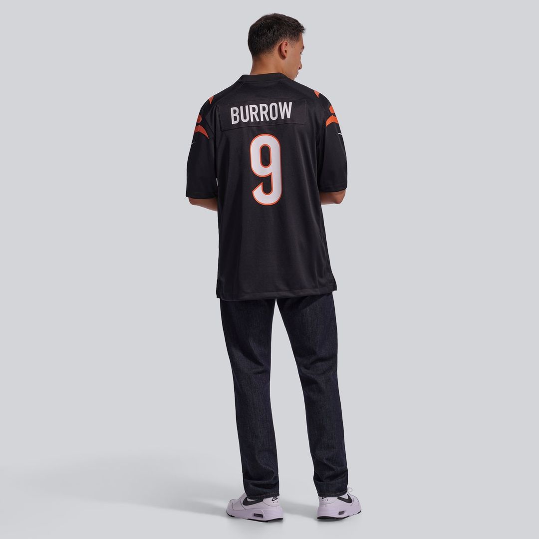 Cincinnati Bengals Joe Burrow Nike Black Game Jersey product image 5