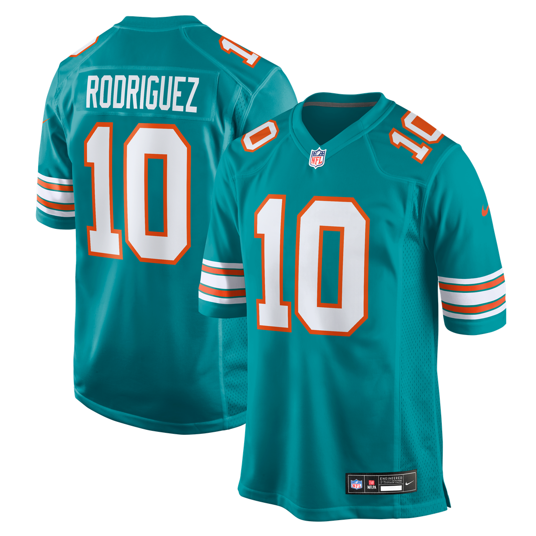 Miami Dolphins Jacob Rodriguez Nike Aqua Alternate Game product image 1