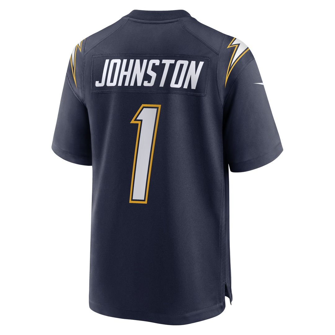 Los Angeles Chargers Quentin Johnston Nike Navy Alternate product image 6