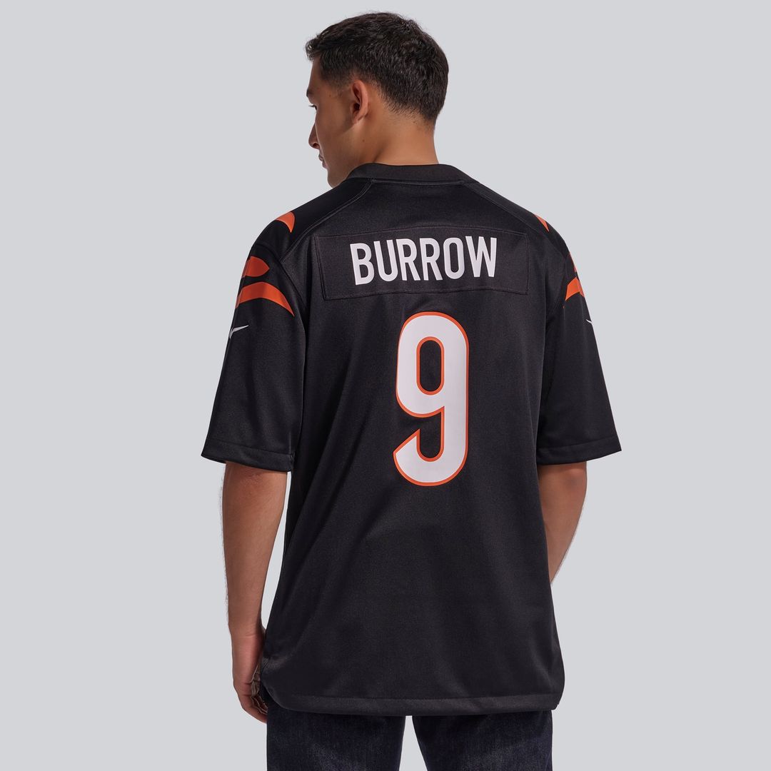 Cincinnati Bengals Joe Burrow Nike Black Game Jersey product image 3