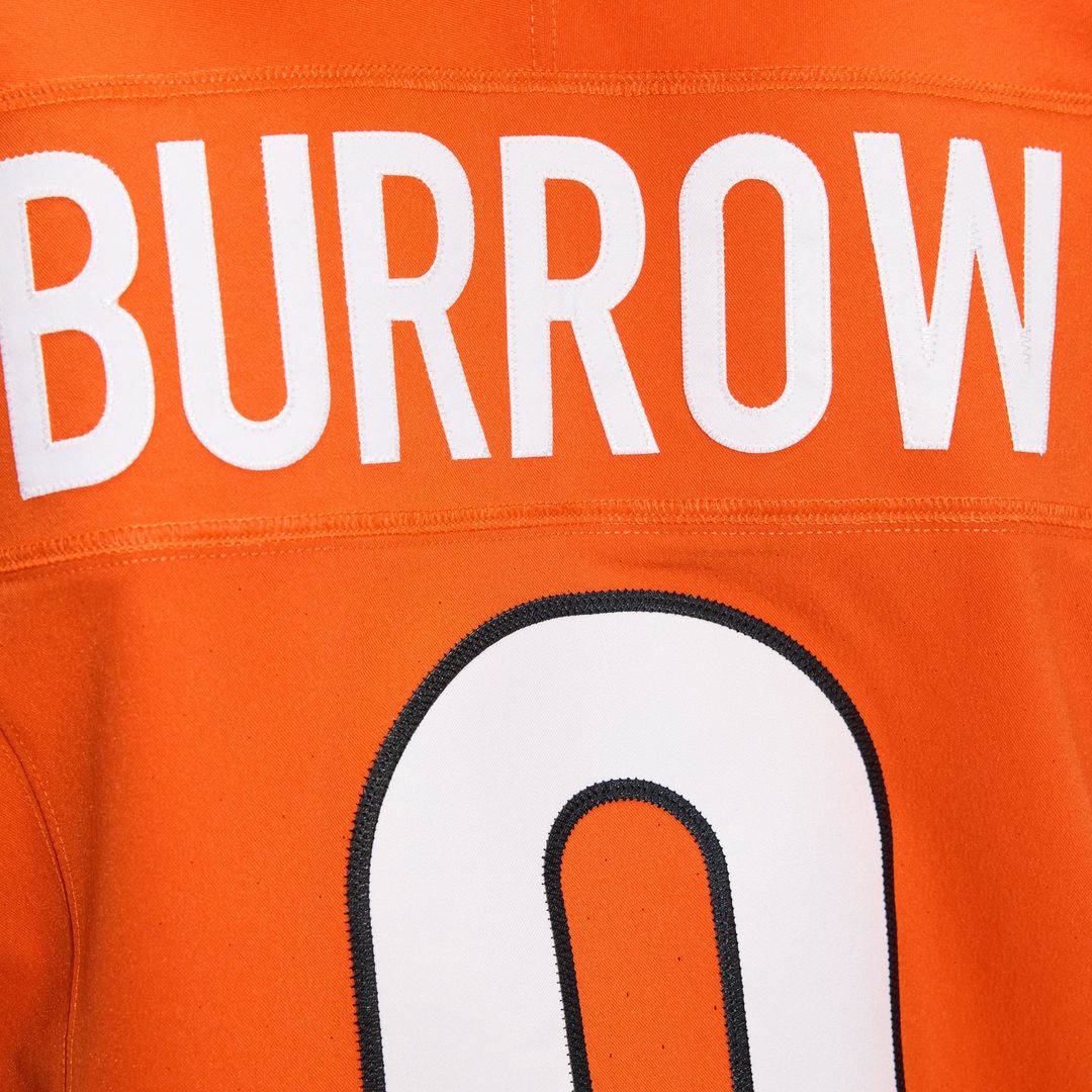 Cincinnati Bengals Joe Burrow Nike Orange Team Vapor FUSE product image 12