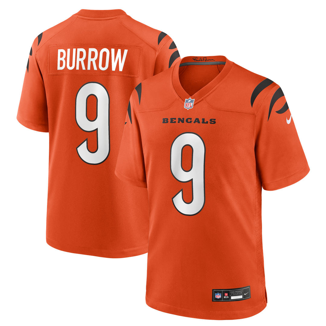Cincinnati Bengals Joe Burrow Nike Black Game Jersey product image 29